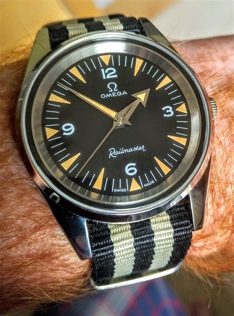 omega railmaster strap